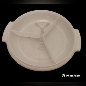 Vintage Tupperware Suzette Divided Server Dish Condiment Caddy